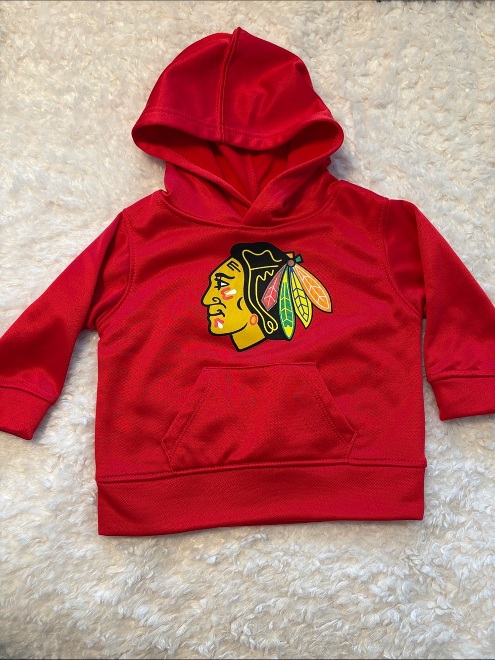 NHL Baby 12M Red Chicago Blackhawks Hoodie